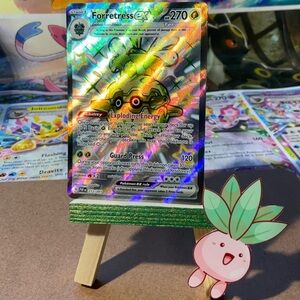 Shiny Forretress EX Full Art SR S&V Paldean Fates 212/091